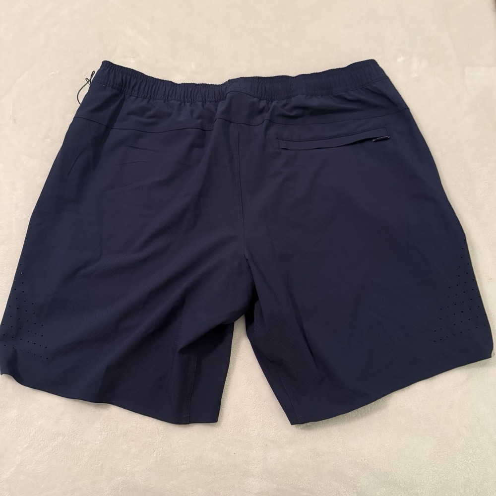 Legends Shorts Mens XXL Navy Blue Luka 9"Lined Gym Running Stretch Workout‎ NWT - Picture 8 of 11